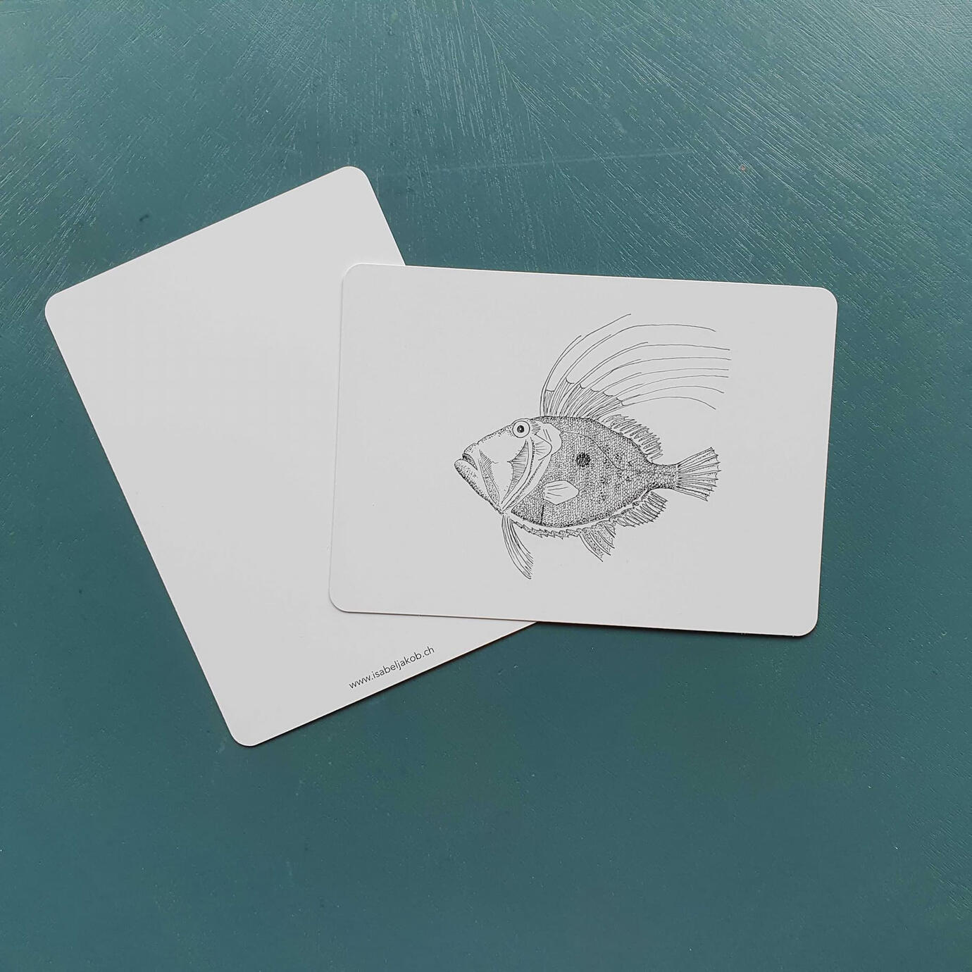 Postkarte A6 &quot;Fisch&quot;, Fr. 3.-